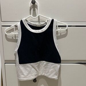 New Balance Black and White Tank Top